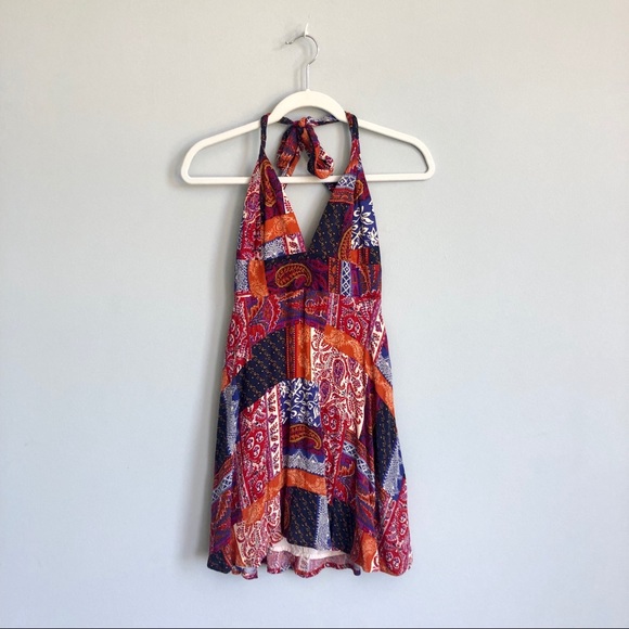 ☀️Patchwork summer dress with tie back & pockets☀️ - Picture 5 of 5